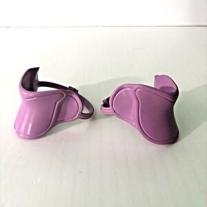 My Little Pony G1 Purple Horse Saddles Bundle of 2 80s Vintage Hasbro VTG